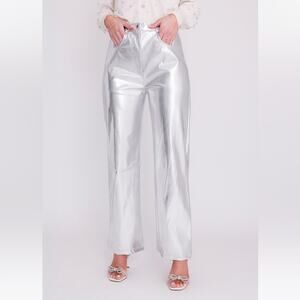 AMAZING MAE High Waisted Metallic Pants